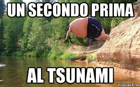 un secondo prima al tsunami