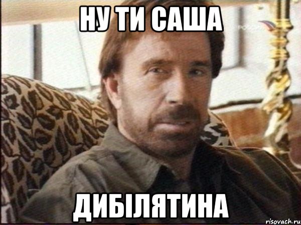 ну ти саша дибілятина