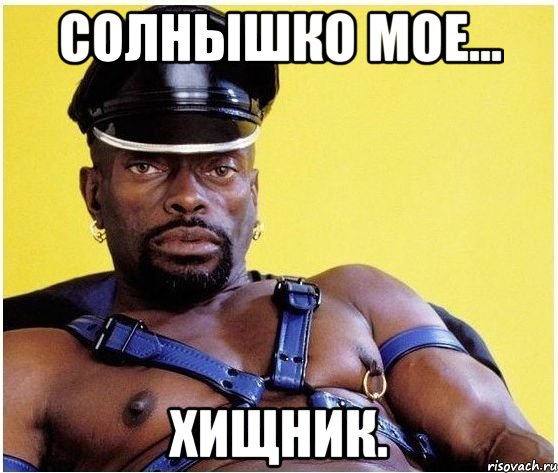 солнышко мое... хищник., Мем Черный властелин