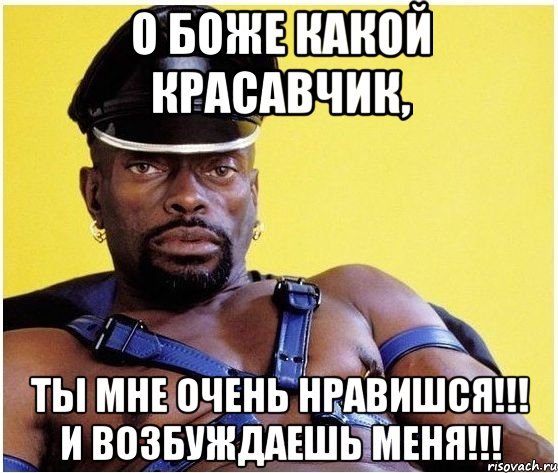 о боже какой красавчик, ты мне очень нравишся!!! и возбуждаешь меня!!!, Мем Черный властелин