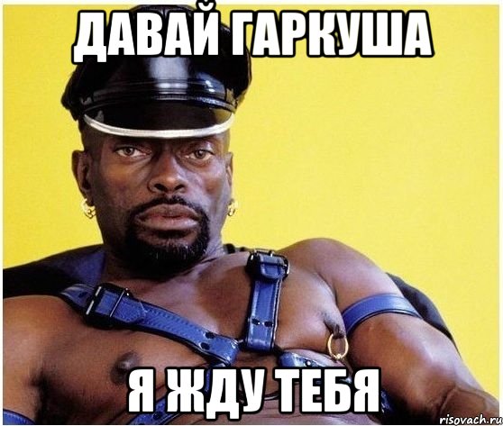 давай гаркуша я жду тебя, Мем Черный властелин