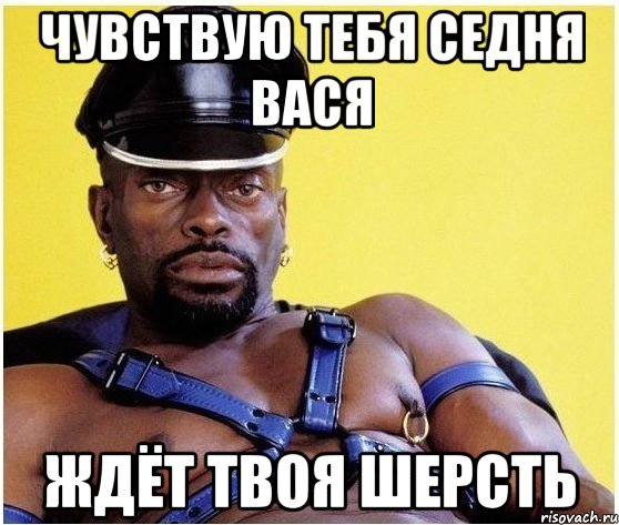 чувствую тебя седня вася ждёт твоя шерсть, Мем Черный властелин