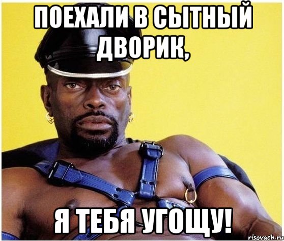 поехали в сытный дворик, я тебя угощу!, Мем Черный властелин