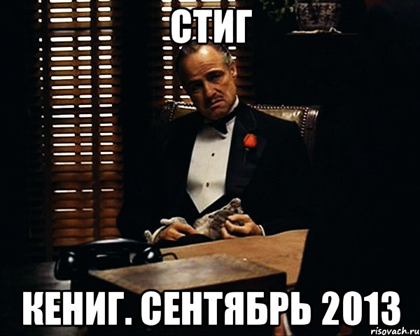 стиг кениг. сентябрь 2013, Мем Дон Вито Корлеоне