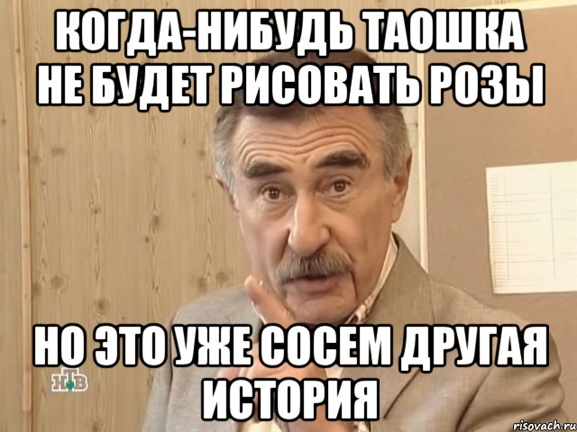 когда-нибудь таошка не будет рисовать розы но это уже сосем другая история, Мем Каневский (Но это уже совсем другая история)