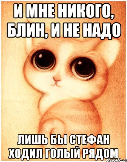 и мне никого, блин, и не надо лишь бы стефан ходил голый рядом, Мем Еленика