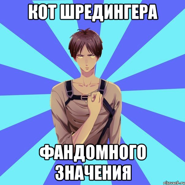 кот шредингера фандомного значения, Мем Типичный Эрен
