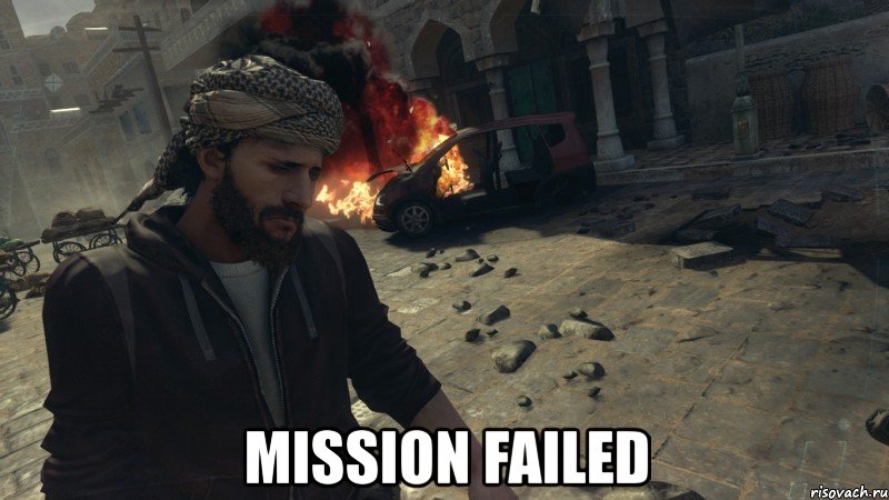  mission failed, Мем Фарид в печали