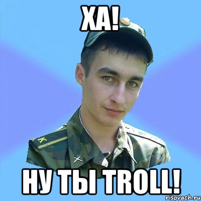 ха! ну ты troll!, Мем фон