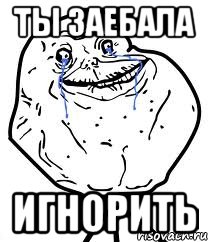 ты заебала игнорить