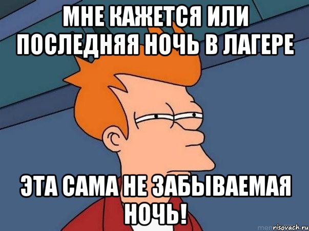 мне кажется или последняя ночь в лагере эта сама не забываемая ночь!, Мем  Фрай (мне кажется или)