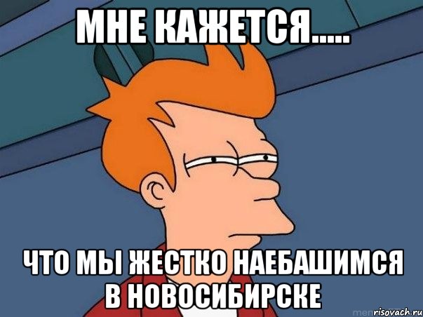 мне кажется..... что мы жестко наебашимся в новосибирске, Мем  Фрай (мне кажется или)