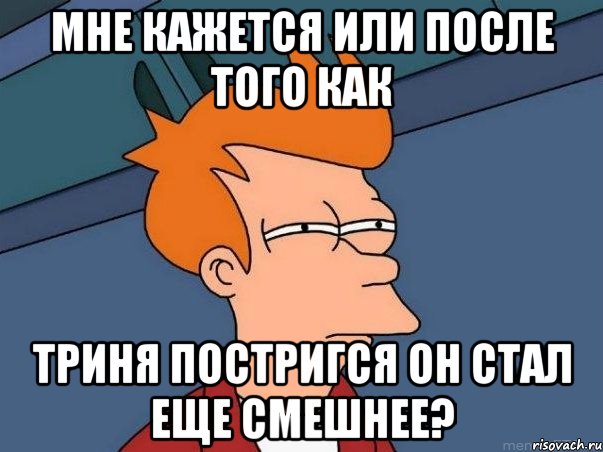 мне кажется или после того как триня постригся он стал еще смешнее?, Мем  Фрай (мне кажется или)