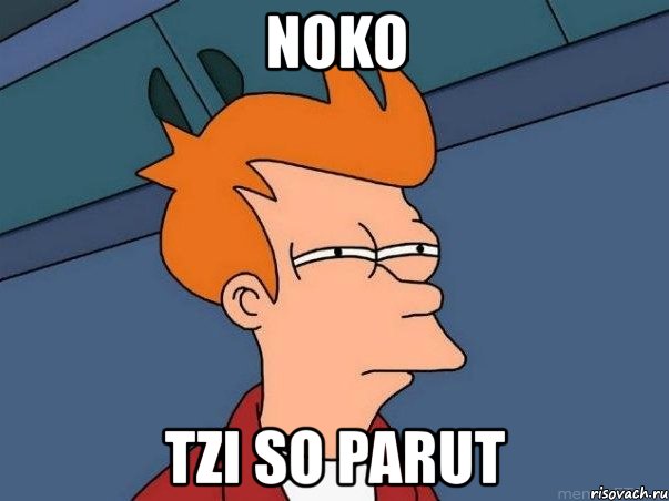 noko tzi so parut, Мем  Фрай (мне кажется или)