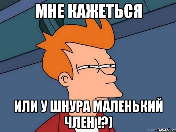 мне кажеться или у шнура маленький член !?), Мем  Фрай (мне кажется или)