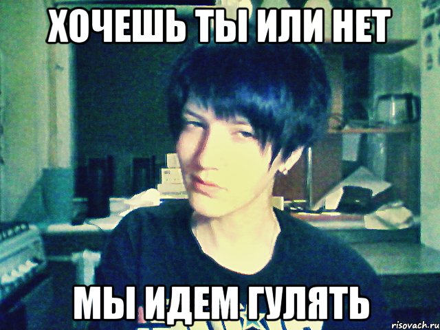 хочешь ты или нет мы идем гулять