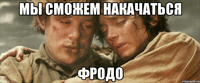 мы сможем накачаться фродо, Мем фродо