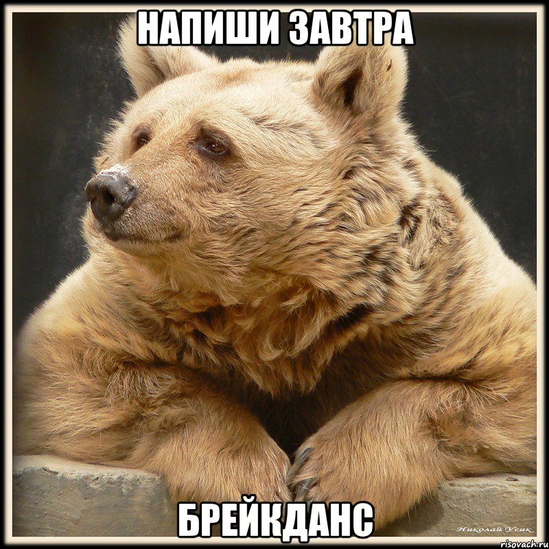 напиши завтра брейкданс, Мем фй