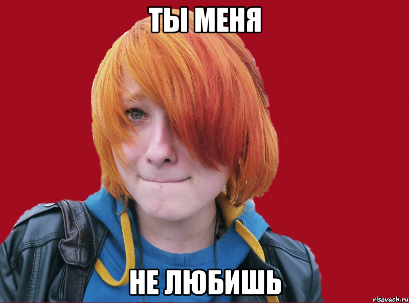ты меня не любишь