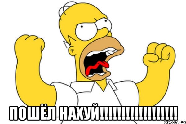  пошёл нахуй!!!, Мем Разъяренный Гомер