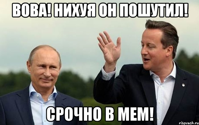 вова! нихуя он пошутил! срочно в мем!, Мем Гражданин Нахуй - это туда
