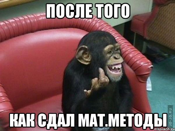 после того как сдал мат.методы, Мем хер