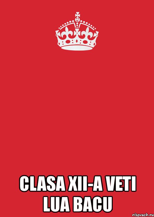  clasa xii-a veti lua bacu, Комикс Keep Calm 3