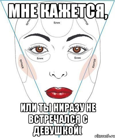 мне кажется, или ты ниразу не встречался с девушкой(, Мем лодб