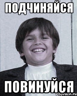 подчиняйся повинуйся