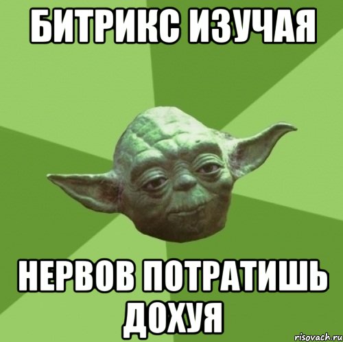 битрикс изучая нервов потратишь дохуя