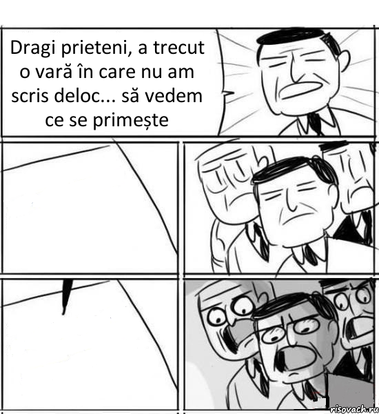 Dragi prieteni, a trecut o vară în care nu am scris deloc... să vedem ce se primește  , Комикс нам нужна новая идея