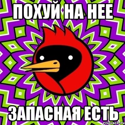 похуй на нее запасная есть, Мем Омская птица