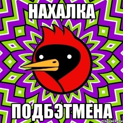 нахалка подбэтмена, Мем Омская птица