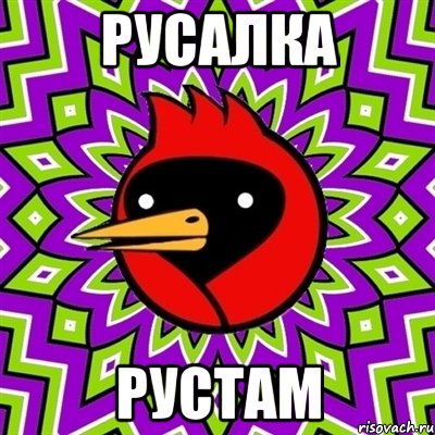 русалка рустам, Мем Омская птица