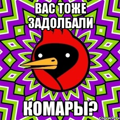 вас тоже задолбали комары?, Мем Омская птица