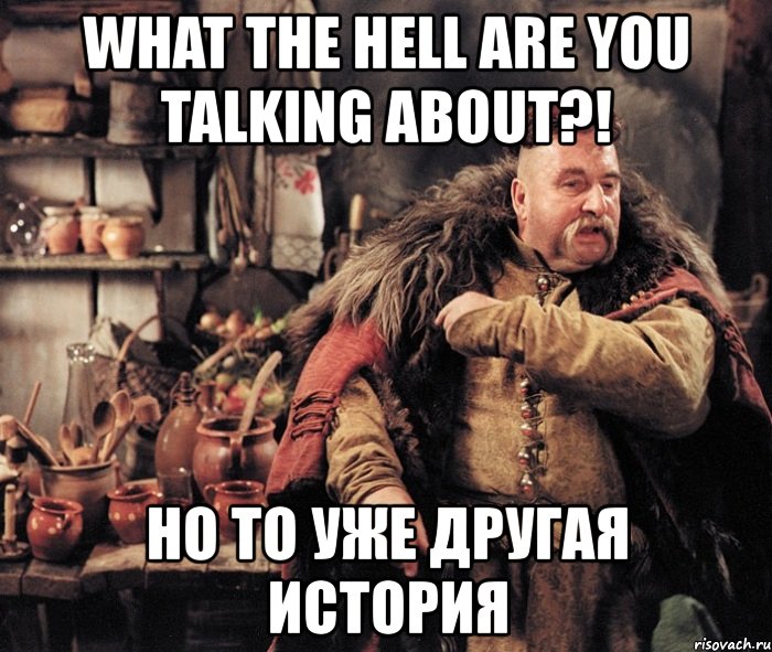 what the hell are you talking about?! но то уже другая история, Мем пан заглоба