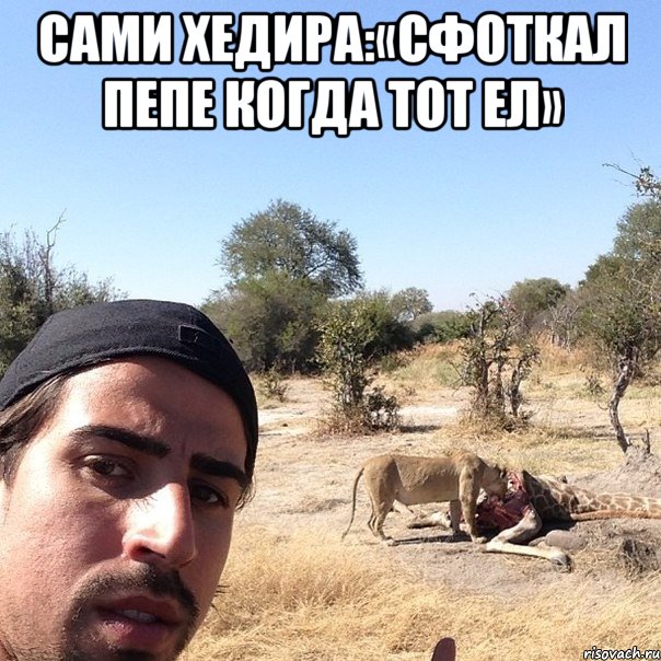 сами хедира:«сфоткал пепе когда тот ел» , Мем Пепе монстр