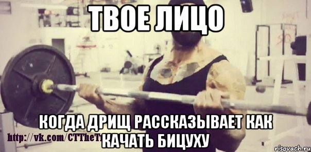 твое лицо когда дрищ рассказывает как качать бицуху, Мем Плюшевая борода