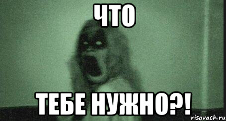 что тебе нужно?!, Мем призрак