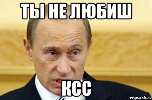 ты не любиш ксс, Мем путин