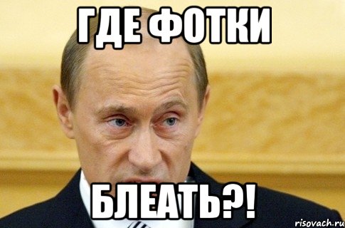 где фотки блеать?!, Мем путин