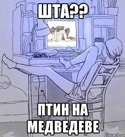 шта?? птин на медведеве