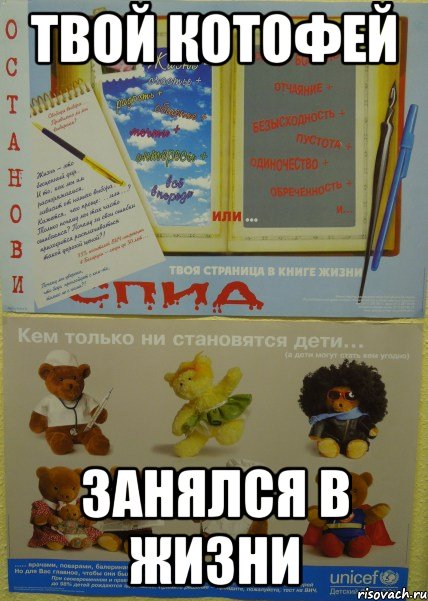 твой котофей занялся в жизни