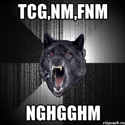 tcg,nm,fnm nghgghm, Мем Сумасшедший волк