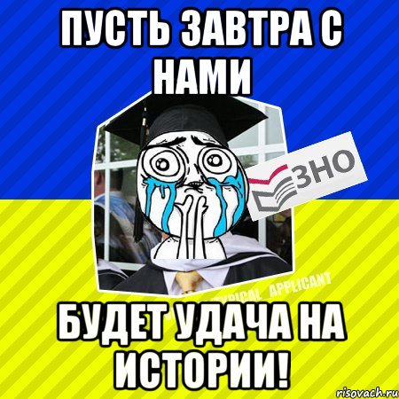 пусть завтра с нами будет удача на истории!, Мем ТА 2013 3