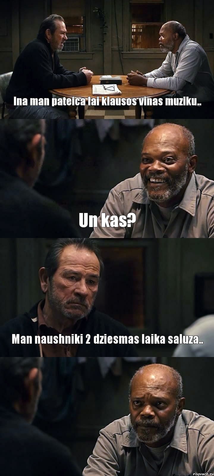 Ina man pateica lai klausos vinas muziku.. Un kas? Man naushniki 2 dziesmas laika saluza.. , Комикс The Sunset Limited