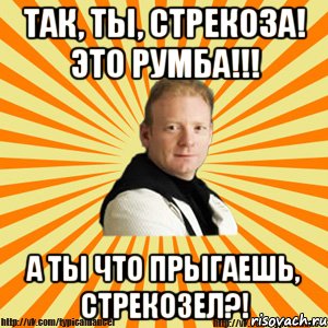 так, ты, стрекоза! это румба!!! а ты что прыгаешь, стрекозел?!, Мем Типичный бальник тренер