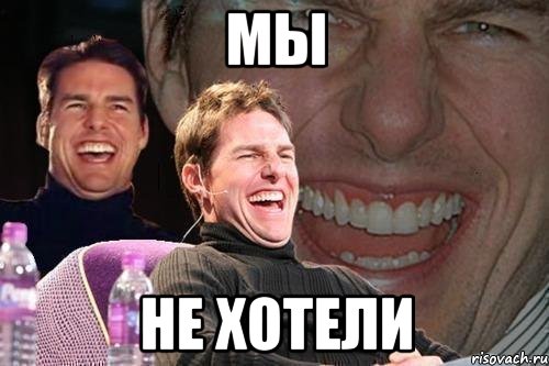 мы не хотели, Мем том круз