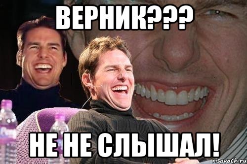 верник??? не не слышал!, Мем том круз