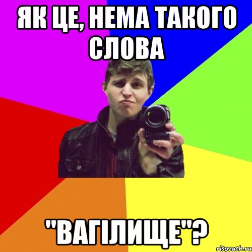 як це, нема такого слова "вагілище"?, Мем Тьомка